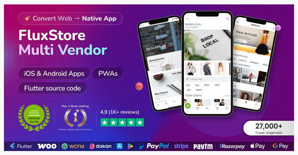 Fluxstore Multi Vendor - Flutter E-commerce Full App