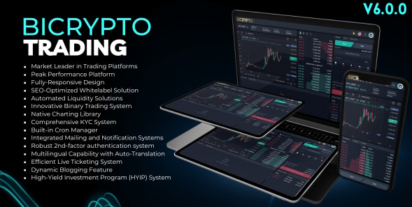 Bicrypto v6.3.9 - Crypto Trading Platform + Addons - nulled