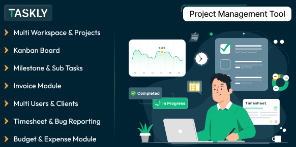 TASKLY v7.5 – Project Management Tool - nulled