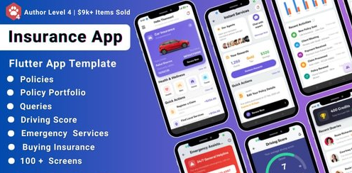 AI-Powered Insurance Agency Flutter App Template v1.2