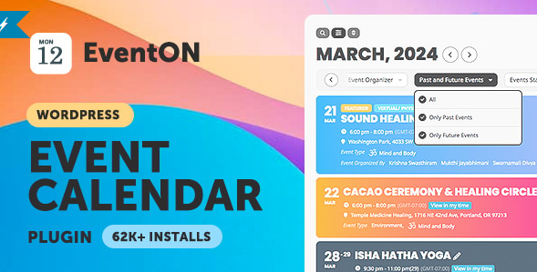 EventON v5.0.10 - WordPress Virtual Event Calendar Plugin