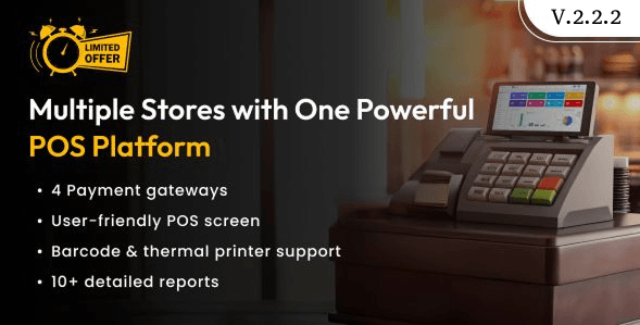 POS Saas for Multi Store / Outlets v2.2.1 - Built on Laravel + React JS