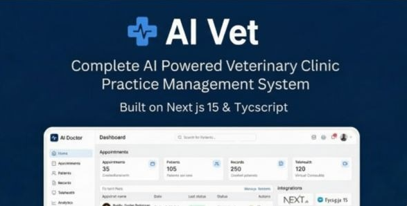 AI Vet - Complete Veterinary Hospital / Clinic Management System | AI Powered | Node JS - 12 March 2026