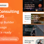 Bione v3.1 - Business Consulting Laravel CMS With Live Page Builder